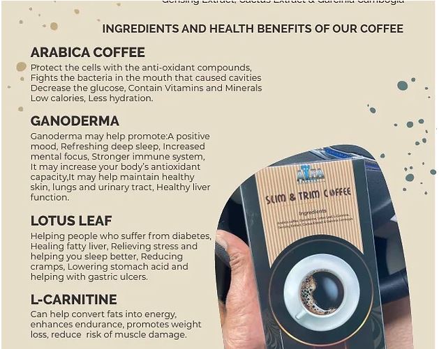 Reishi Slim & Trim 7 in 1 Coffee Mix
