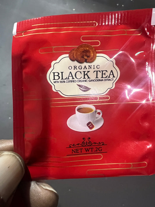 Organic Black Tea & Red Reishi Mushroom